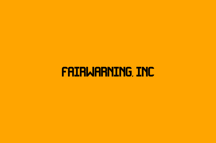 Application Development Company FairWarning Inc