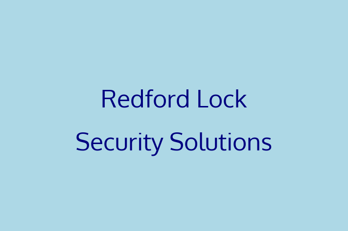 Software Development Firm Redford Lock Security Solutions