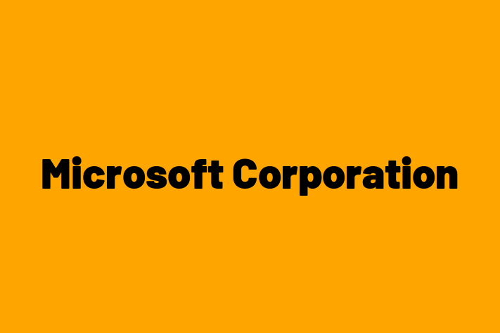 Software Development Company Microsoft Corporation