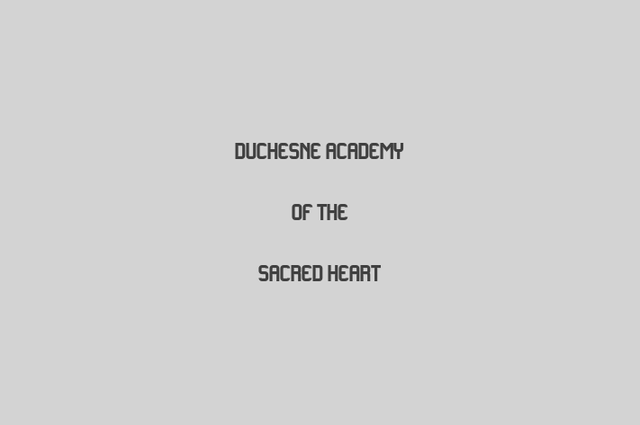 Personnel Management Duchesne Academy of the Sacred Heart