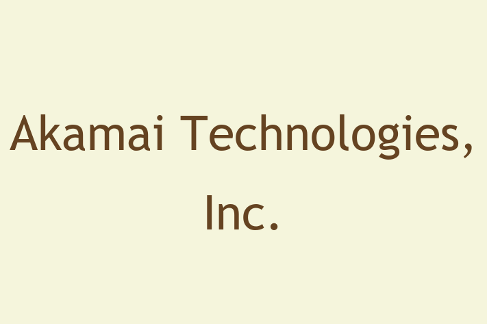 Digital Solutions Provider Akamai Technologies Inc.