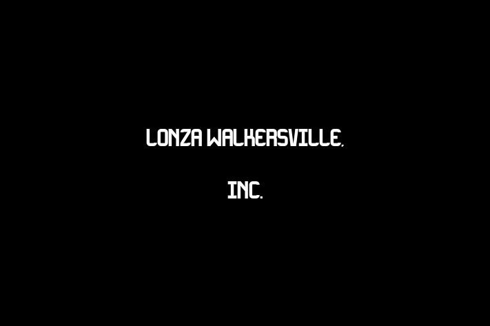 HR Administration LONZA WALKERSVILLE INC.