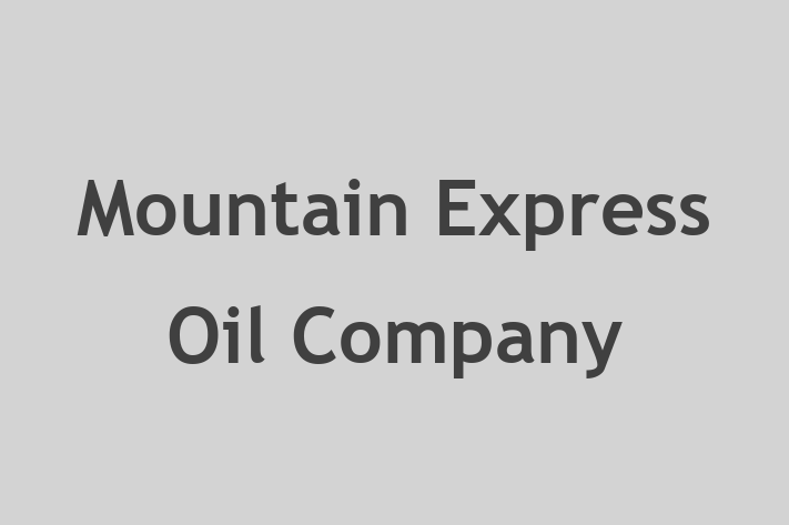 Human Resource Management Mountain Express Oil Company