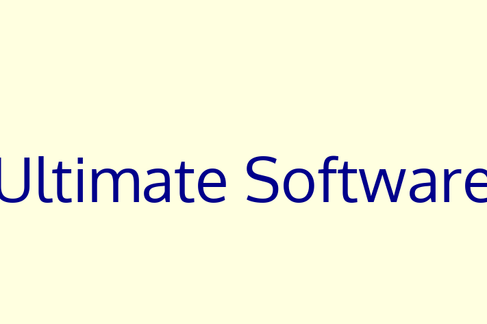 Technology Solutions Firm Ultimate Software