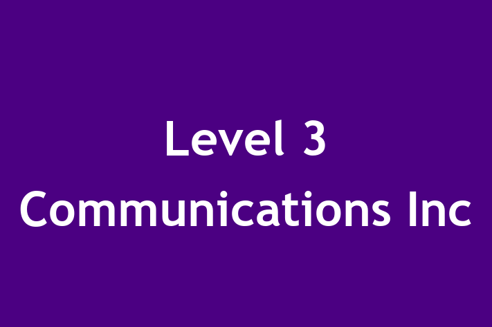 Software Solutions Provider Level 3 Communications Inc