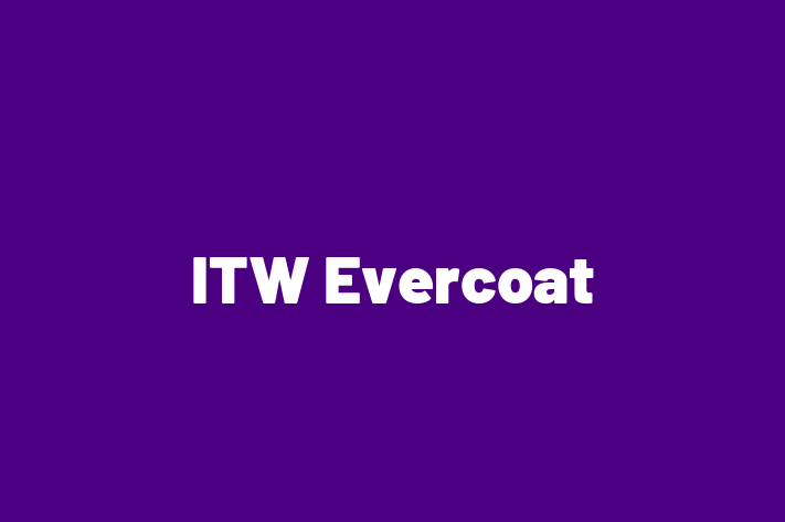 Personnel Management ITW Evercoat