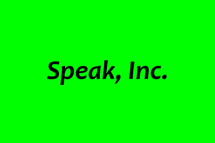 Software Consultancy Speak Inc.