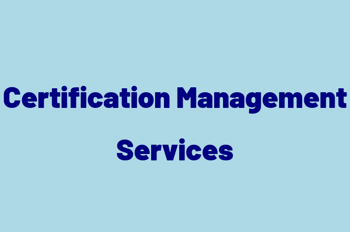 Software House Certification Management Services