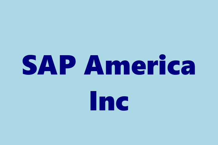 Software Firm SAP America Inc