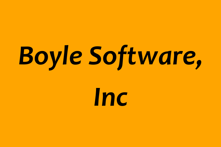 Software House Boyle Software Inc