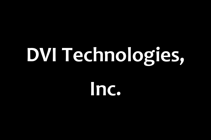 Application Development Company DVI Technologies Inc.