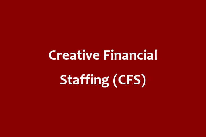 HR Administration Creative Financial Staffing CFS