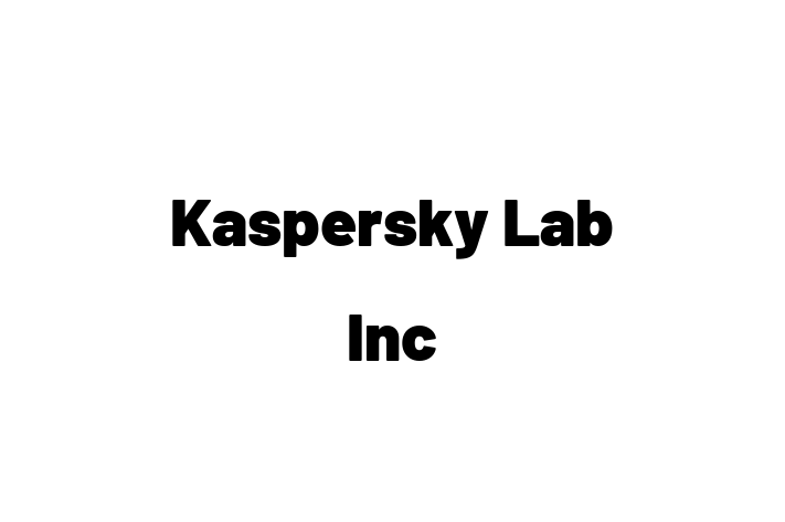 Software Development Company Kaspersky Lab Inc