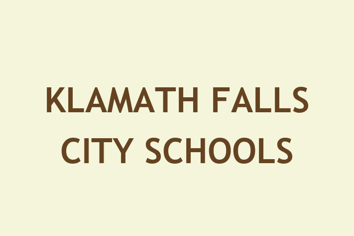 Employee Relations KLAMATH FALLS CITY SCHOOLS