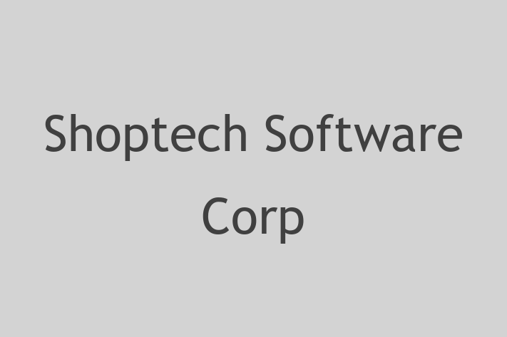 Software Solutions Provider Shoptech Software Corp