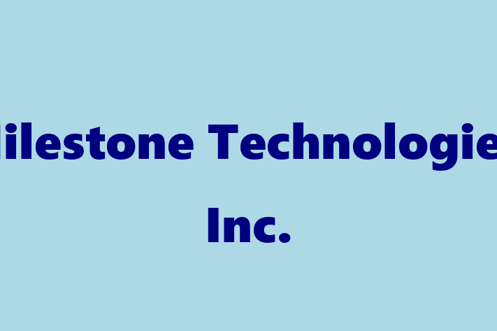 Human Resource Management Milestone Technologies Inc.