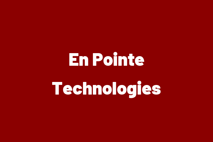 Software Consultancy En Pointe Technologies