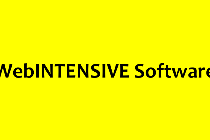 Technology Solutions Firm WebINTENSIVE Software