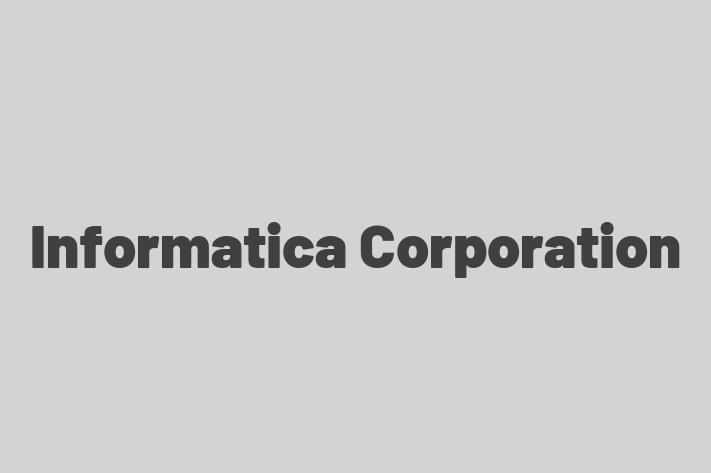 Software Services Company Informatica Corporation