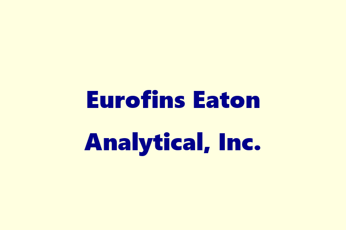 Software Development Firm Eurofins Eaton Analytical Inc.