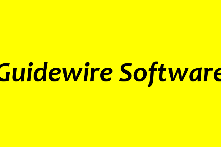 Digital Solutions Provider Guidewire Software