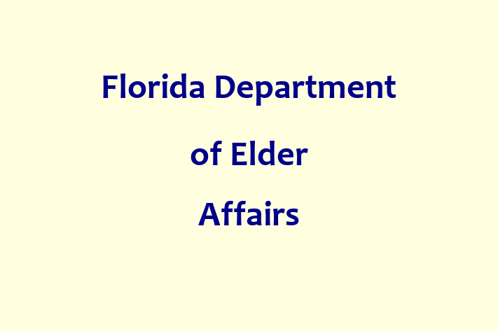 Employee Relations Florida Department of Elder Affairs