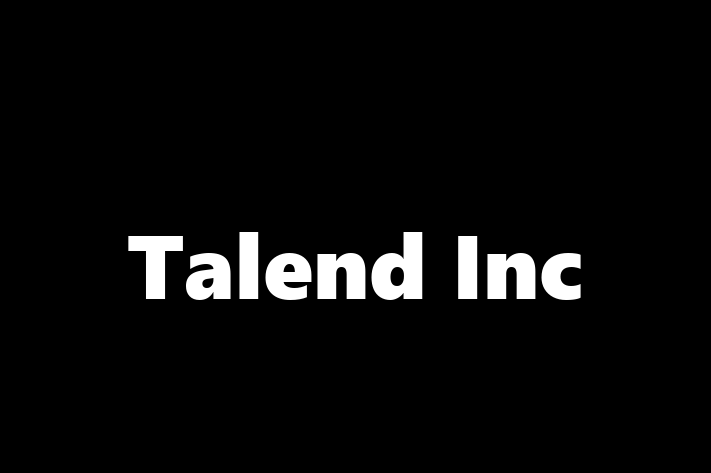 Tech Solutions Company Talend Inc