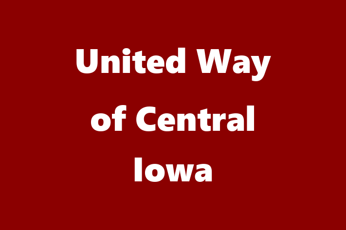 Talent Management United Way of Central Iowa