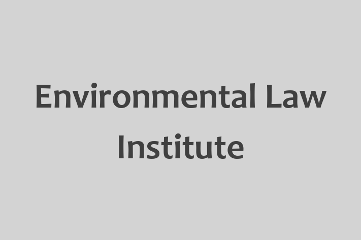 Software Development Firm Environmental Law Institute