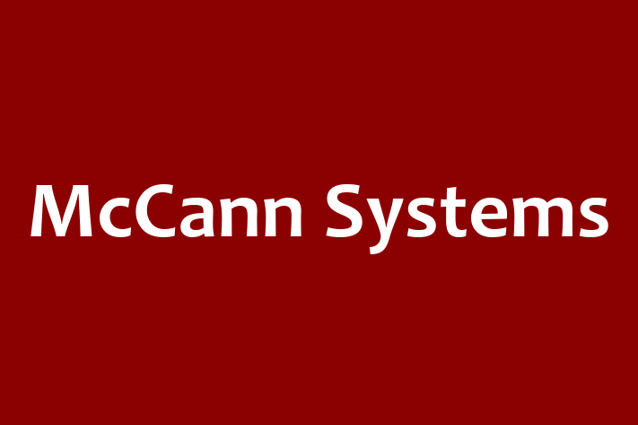 Software Development Company McCann Systems