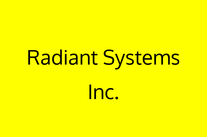 Technology Solutions Firm Radiant Systems Inc.