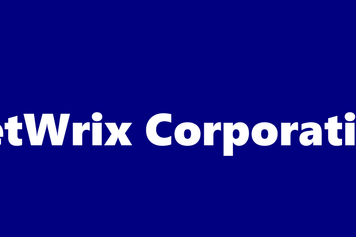 Tech Firm NetWrix Corporation