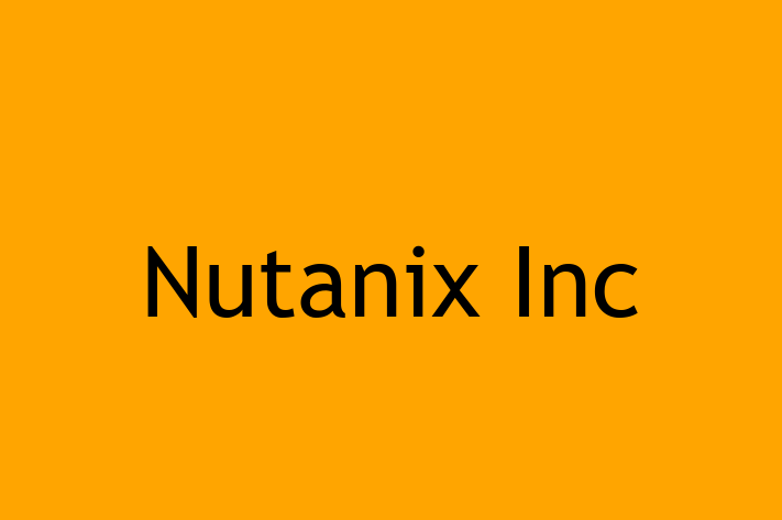 Tech Firm Nutanix Inc