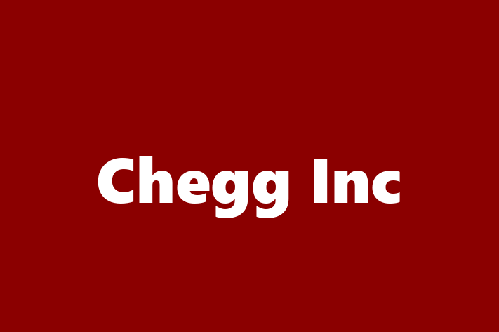 Tech Firm Chegg Inc