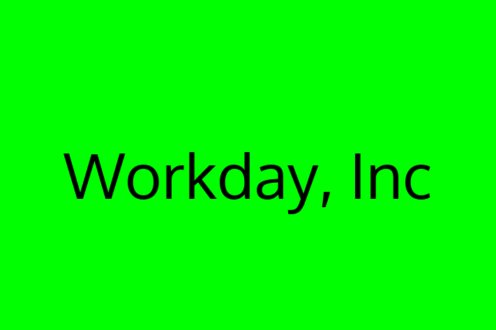 Tech Firm Workday Inc