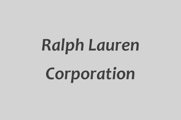 Employee Resource Management Ralph Lauren Corporation