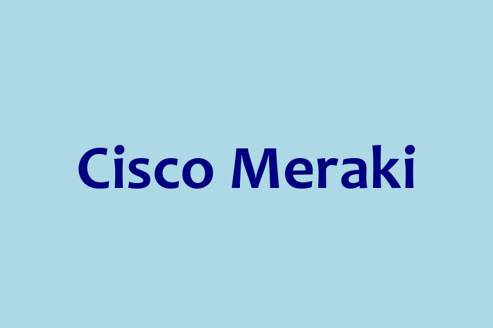 Digital Solutions Provider Cisco Meraki