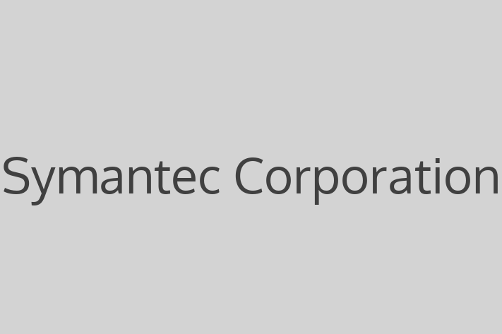 Technology Solutions Firm Symantec Corporation