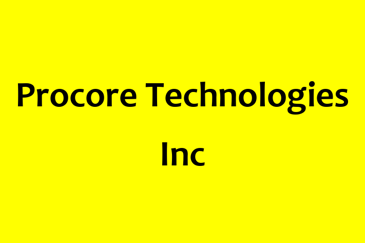 Software Services Company Procore Technologies Inc