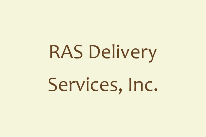 Tech Firm RAS Delivery Services Inc.