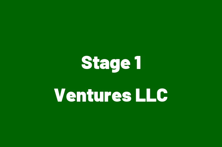 Software Development Firm Stage 1 Ventures LLC