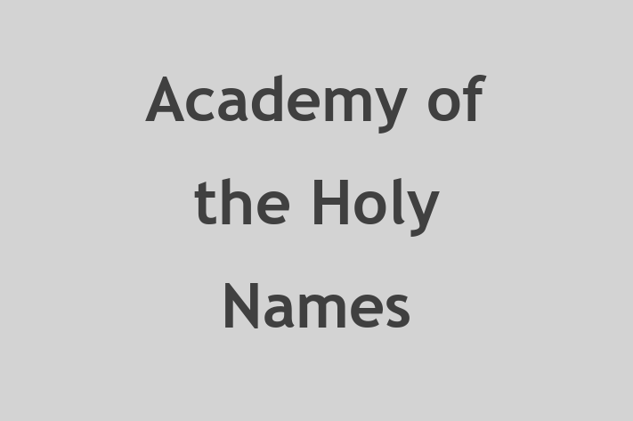 Personnel Management Academy of the Holy Names