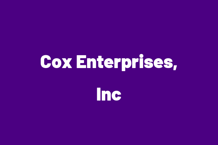 Software Development Firm Cox Enterprises Inc