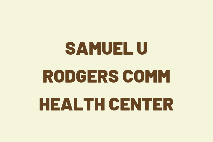 Personnel Management SAMUEL U RODGERS COMM HEALTH CENTER