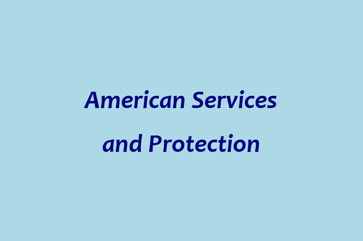 Human Resource Management American Services and Protection