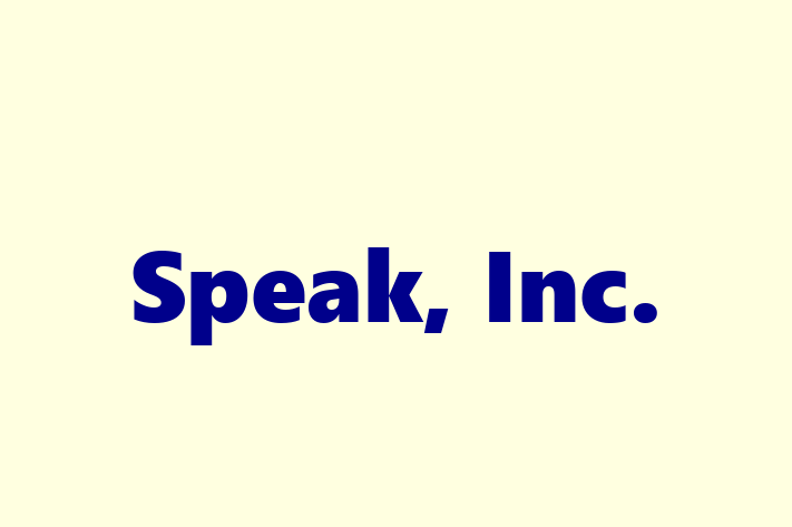 Software House Speak Inc.