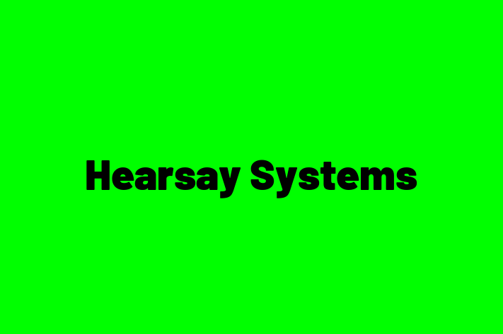 Tech Firm Hearsay Systems