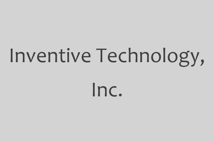 Digital Solutions Provider Inventive Technology Inc.