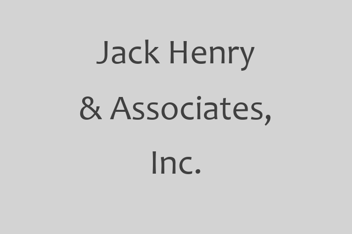 Application Development Company Jack Henry Associates Inc.