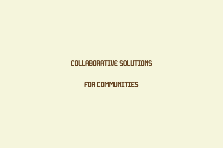 Employee Resource Management Collaborative Solutions for Communities